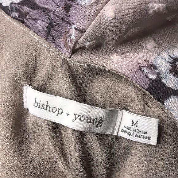 NWT Anthropologie Bishop & Young Floral Wrap Dress - Picture 10 of 10